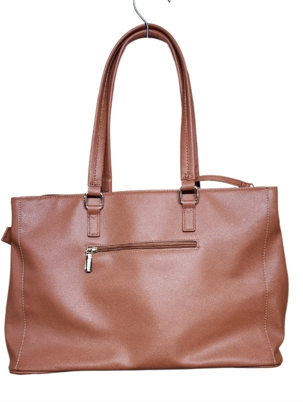 LoveVook Classic Brown Laptop Bag Women - Everyday Shoulder Handbag